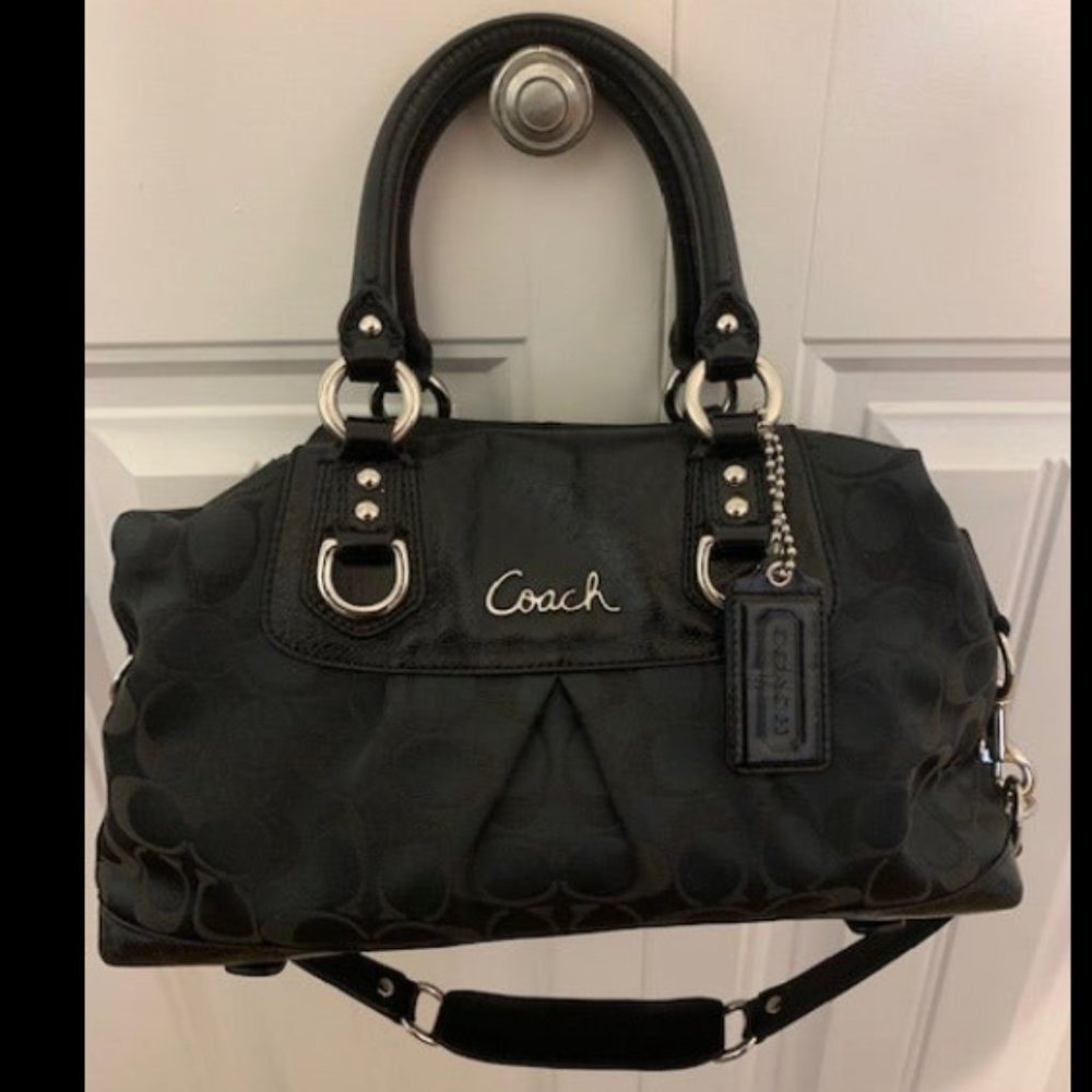 Coach Madison Op Art Sateen CC satchel bag